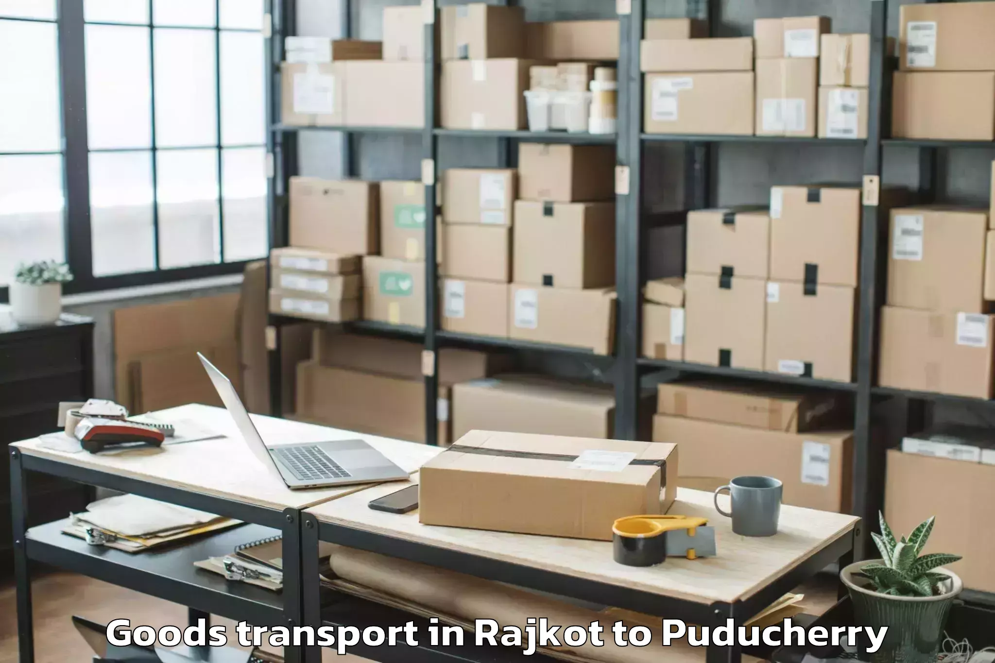 Hassle-Free Rajkot to Pondicherry Airport Pny Goods Transport